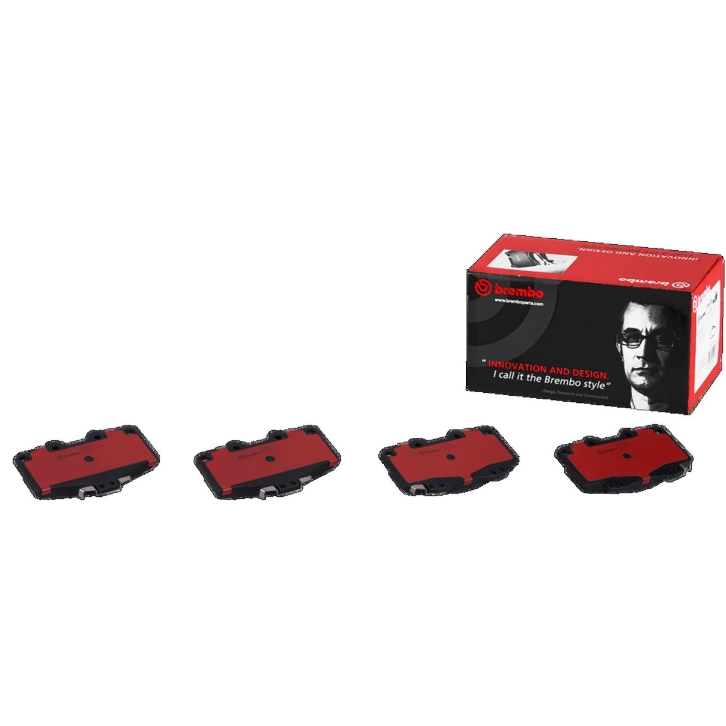 Brembo OE Brembo 90-91 Toyota 4Runner/01-02 4Runner/89-95 Pickup Front Premium NAO Ceramic OE Equivalent Pad P83009N