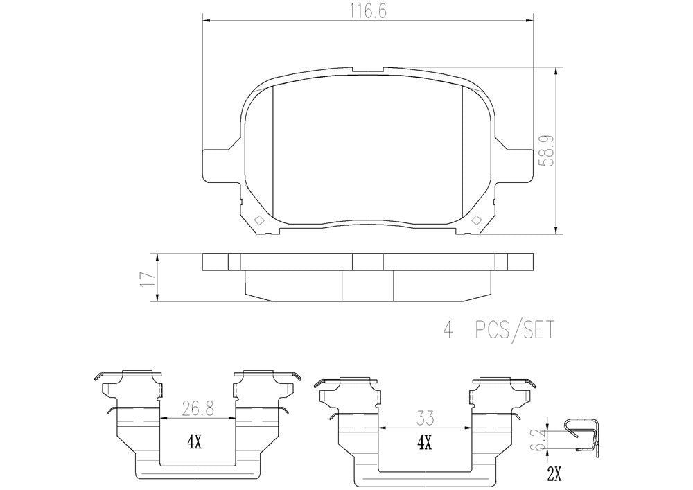 Brembo Disc Brake Pad