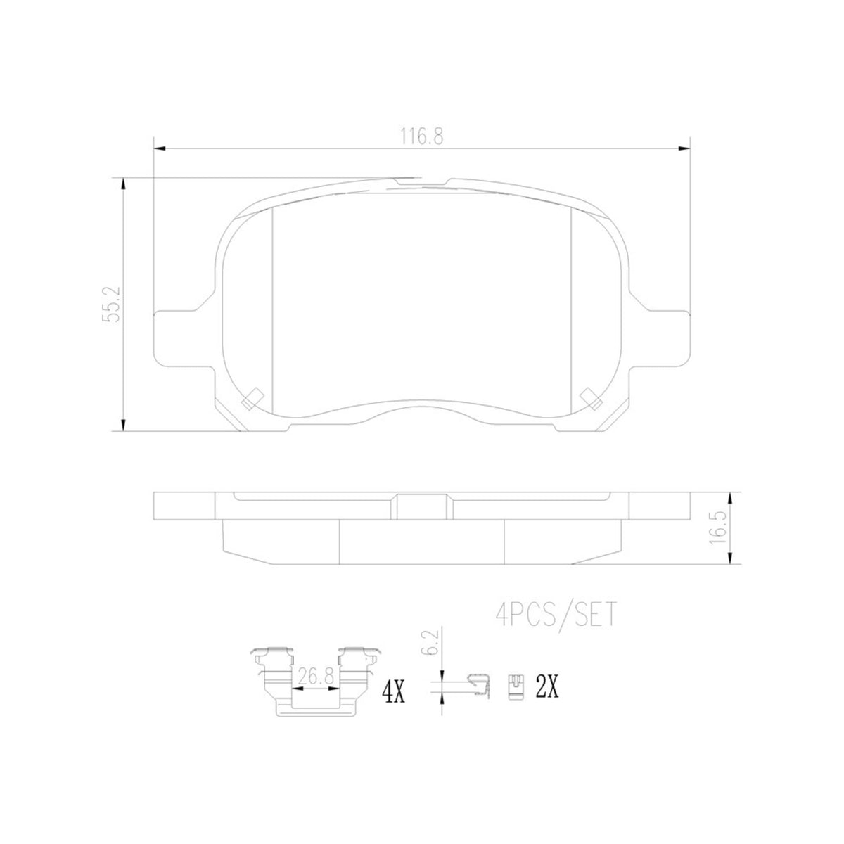 Brembo Disc Brake Pad