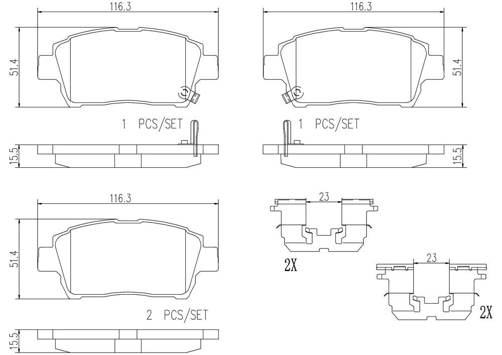 Brembo Disc Brake Pad
