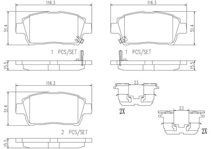 Brembo Disc Brake Pad