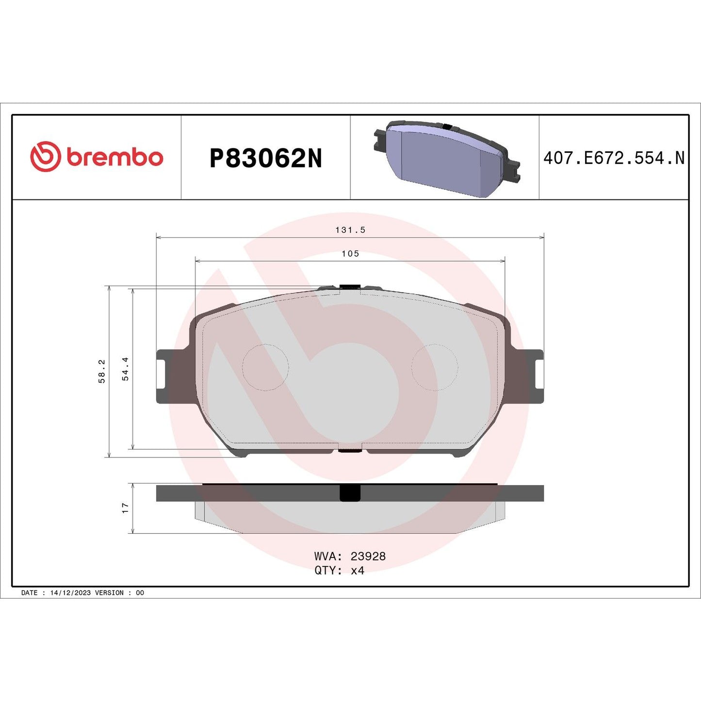 Brembo Disc Brake Pad