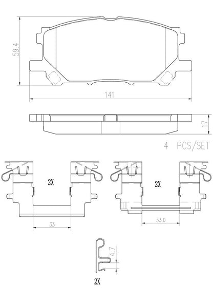 Brembo Disc Brake Pad