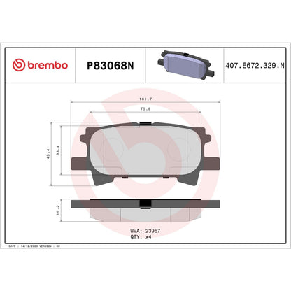 Brembo Disc Brake Pad