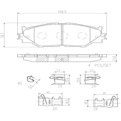 Brembo Disc Brake Pad