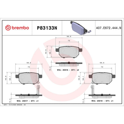 Brembo Disc Brake Pad