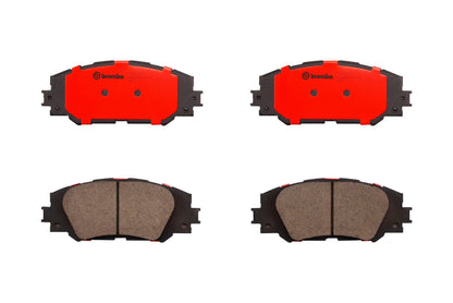 Brembo OE Brembo 14-19 Toyota Corolla Front Premium NAO Ceramic OE Equivalent Pad P83155N