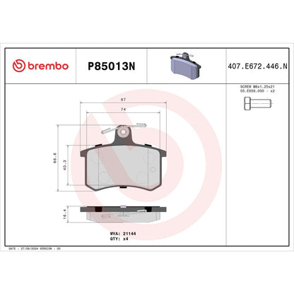 Brembo Disc Brake Pad