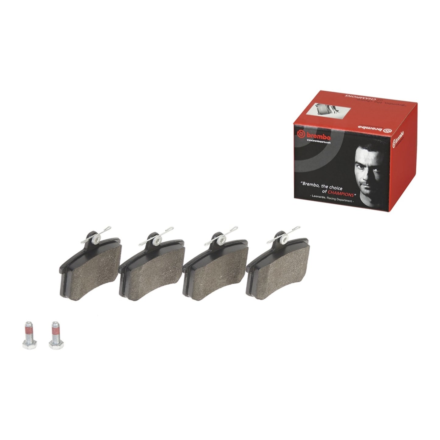 Brembo OE Brembo 88-92 Audi 80 Premium Low-Met OE Equivalent Pad - Rear P85013