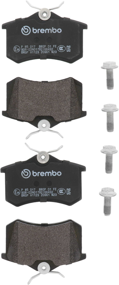 Brembo OE Brembo 97-98 Audi A4 Premium Low-Met OE Equivalent Pad - Rear P85017