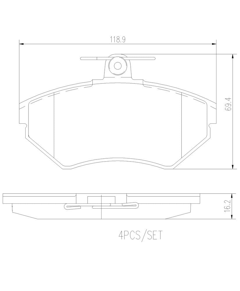 Brembo Disc Brake Pad