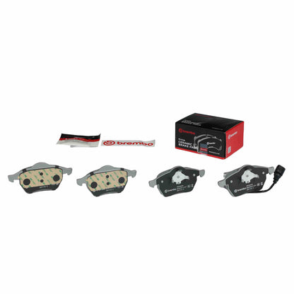 Brembo OE Brembo 00-06 Audi TT Premium NAO Ceramic OE Equivalent Pad - Front P85045N