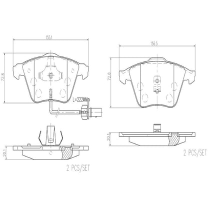 Brembo Disc Brake Pad