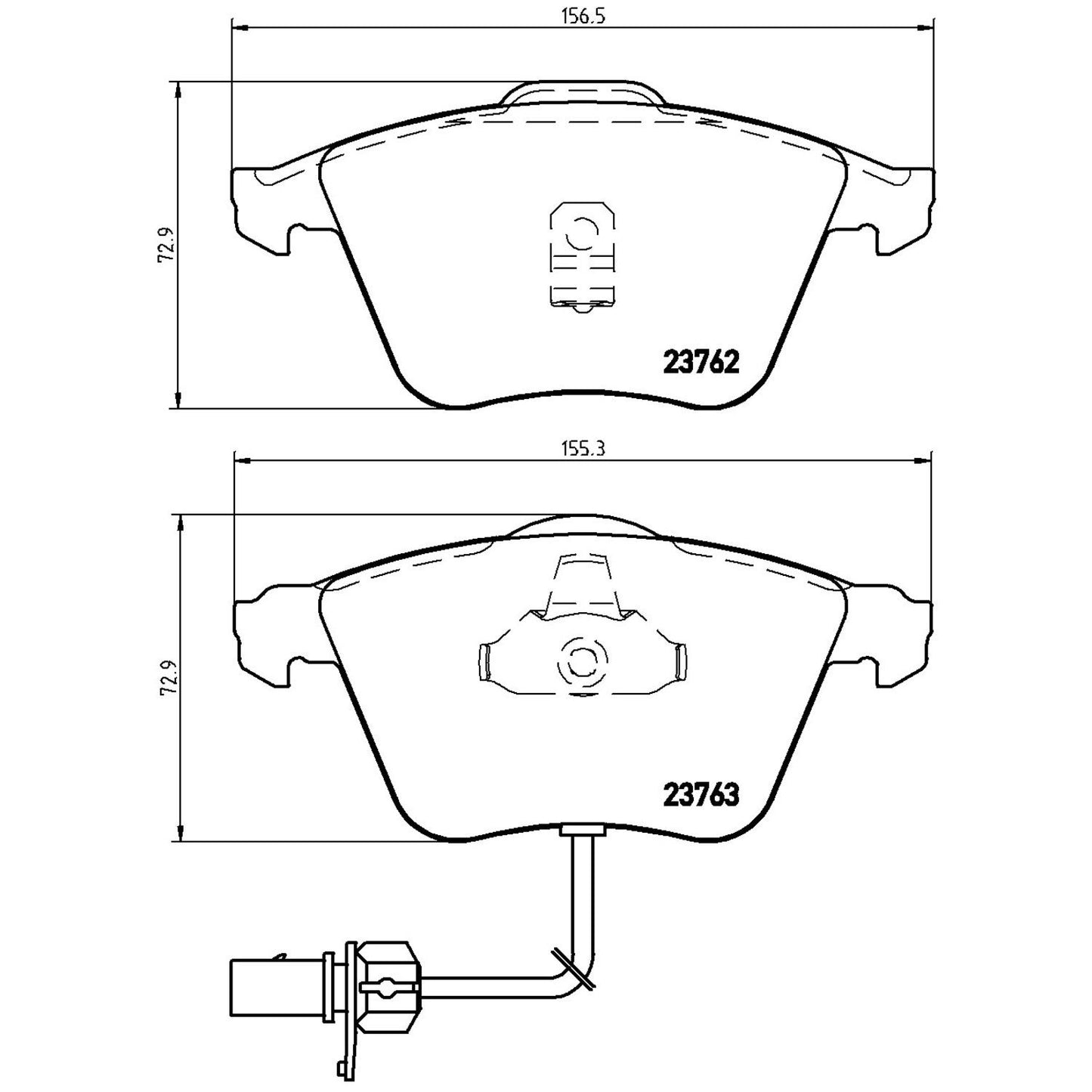 Brembo Disc Brake Pad Set P85056