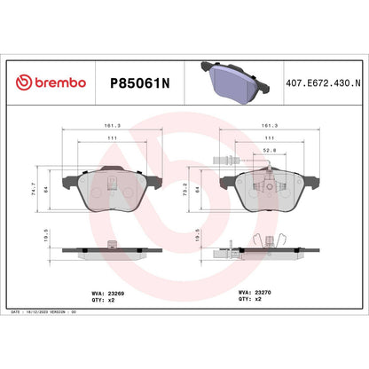 Brembo Disc Brake Pad