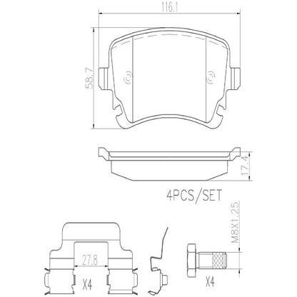 Brembo Disc Brake Pad