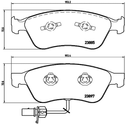 Brembo Disc Brake Pad Set P85087