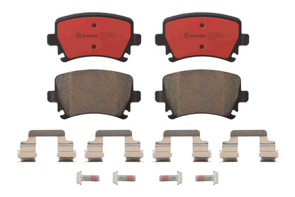 Brembo OE Brembo 08-09 Audi TT Quattro/09-15 TTS Quattro/15-20 GTI Rear Premium NAO Ceramic OE Equivalent Pad P85095N
