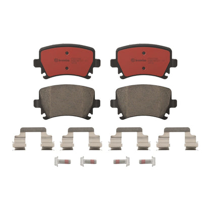 Brembo OE Brembo 08-09 Audi TT Quattro/09-15 TTS Quattro/15-20 GTI Rear Premium NAO Ceramic OE Equivalent Pad P85095N