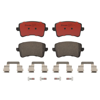 Brembo OE Brembo 13-17 Audi Q5/10-16 S4/2008 S5/10-17 S5/14-17 SQ5 Rear Premium NAO Ceramic OE Equivalent Pad P85100N