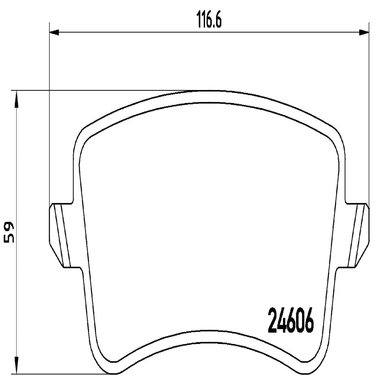 Brembo Disc Brake Pad Set P85100