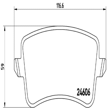 Brembo Disc Brake Pad Set P85100