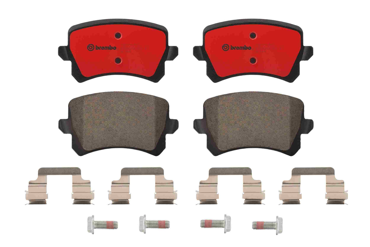 Brembo OE Brembo 09-16 Volkswagen CC/2008 Passat Rear Premium NAO Ceramic OE Equivalent Pad P85108N