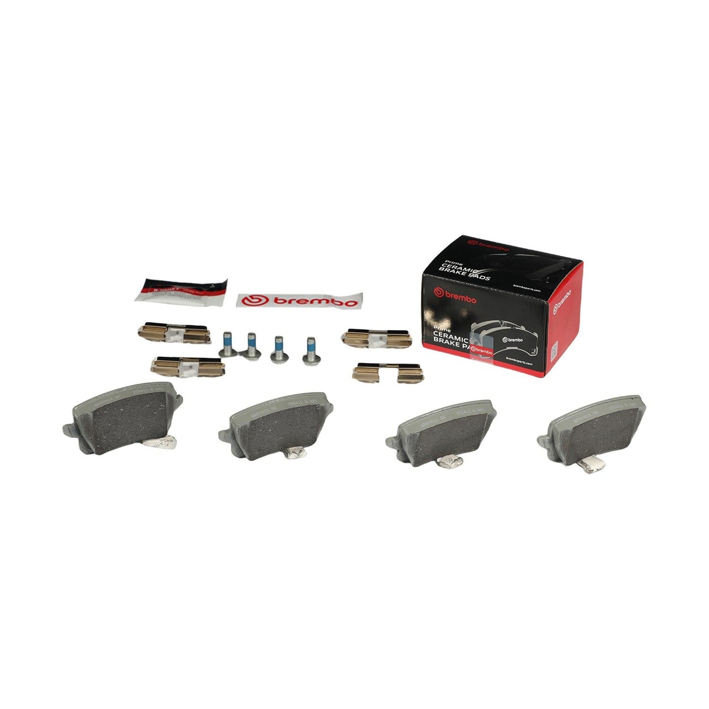 Brembo OE Brembo 2015 Volkswagen Tiguan/CC/Passat/ Audi Q3 Quattro Rear NAO Brake Pad P85109N