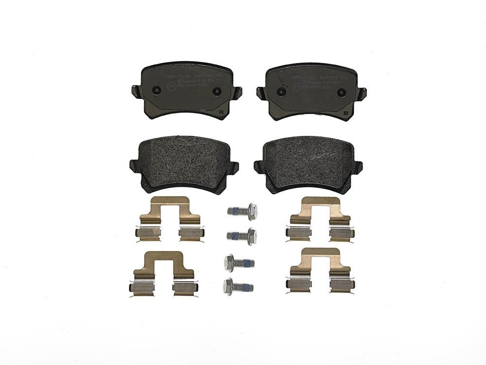 Brembo OE Brembo 2015 Volkswagen Tiguan/CC/Passat/ Audi Q3 QuattroRear Low-Met Brake Pad P85109