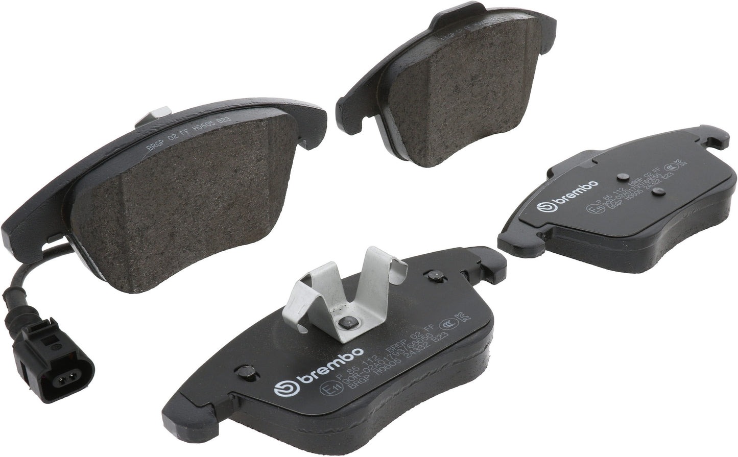 Brembo OE Brembo 17-18 Volkswagen Passat/Tiguan/ Audi Q3/Q3 Quattro Front Low-Met Brake Pad P85112