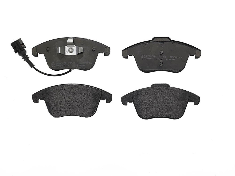 Brembo OE Brembo 17-18 Volkswagen Passat/Tiguan/ Audi Q3/Q3 Quattro Front Low-Met Brake Pad P85112