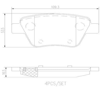 Brembo Disc Brake Pad Set P85114N