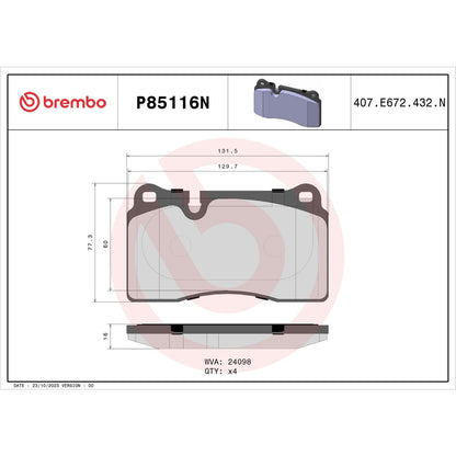 Brembo Disc Brake Pad