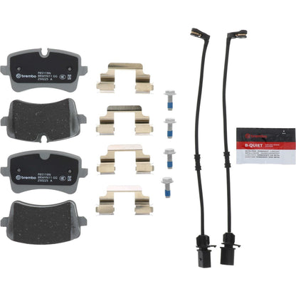 Brembo OE Brembo 16-18 Audi A6/14-18 A6 Quattro/14-18 RS7 Rear Premium NAO Ceramic OE Equivalent Pad P85119N