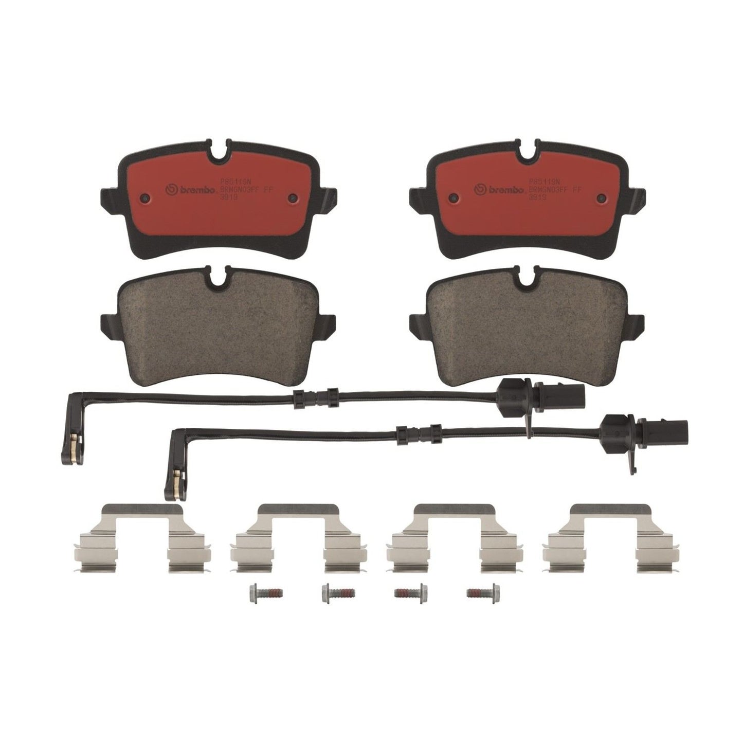 Brembo OE Brembo 16-18 Audi A6/14-18 A6 Quattro/14-18 RS7 Rear Premium NAO Ceramic OE Equivalent Pad P85119N