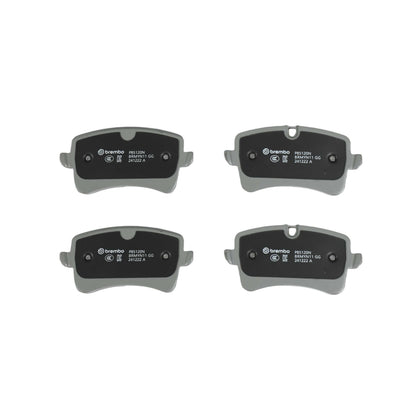 Brembo OE Brembo 13-14 Audi A8 Quattro Rear Premium NAO Ceramic OE Equivalent Pad P85120N