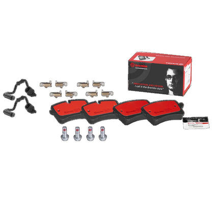 Brembo OE Brembo 13-14 Audi A8 Quattro Rear Premium NAO Ceramic OE Equivalent Pad P85120N