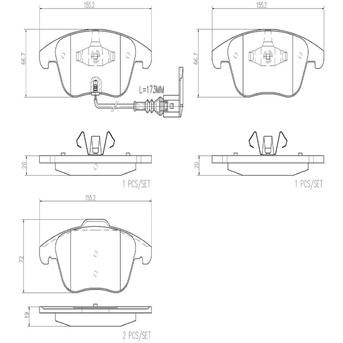 Brembo Disc Brake Pad