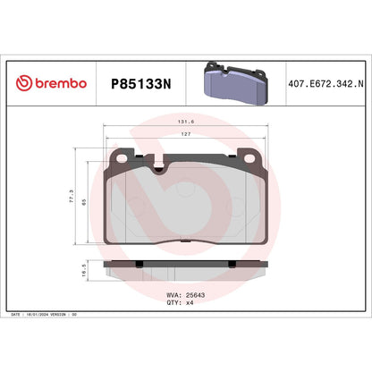 Brembo Disc Brake Pad