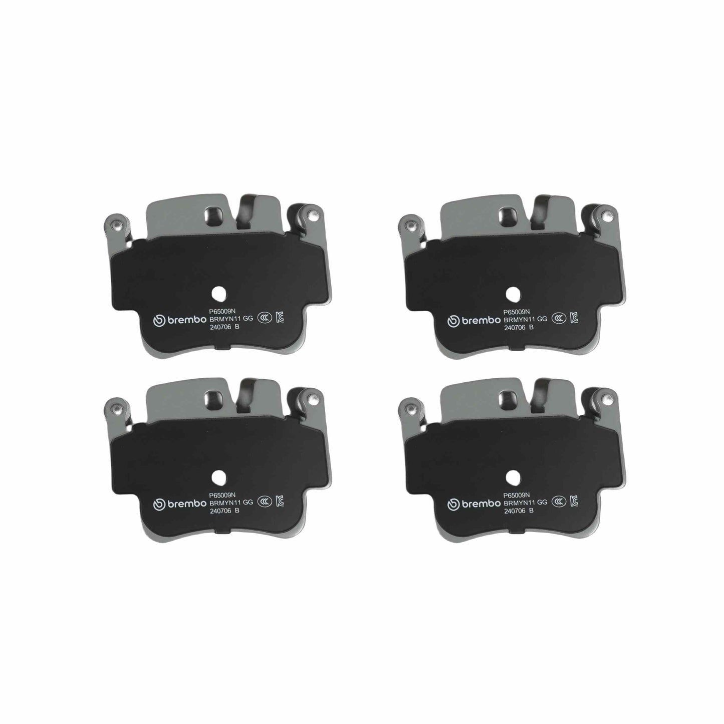 Brembo OE Brembo 08-13 Audi A3 Premium NAO Ceramic OE Equivalent Pad - Front P85146N