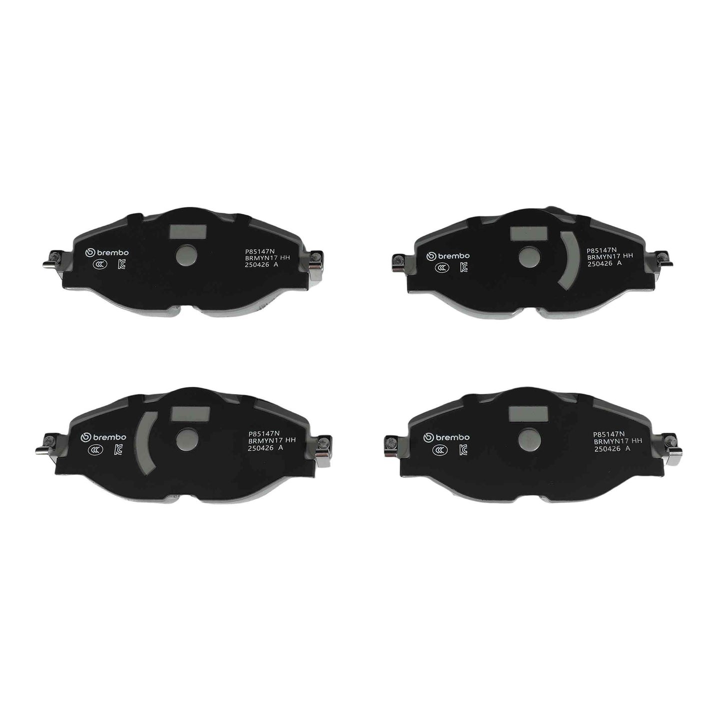 Brembo OE Brembo 15-19 Volkswagen e-Golf Front Premium NAO Ceramic OE Equivalent Pad P85147N