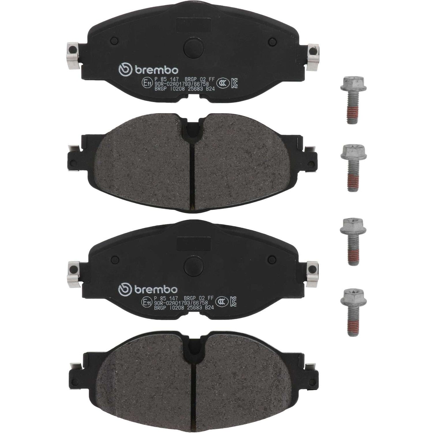 Brembo OE Brembo 15-19 Volkswagen e-Golf Front Premium Low-Met OE Equivalent Pad P85147