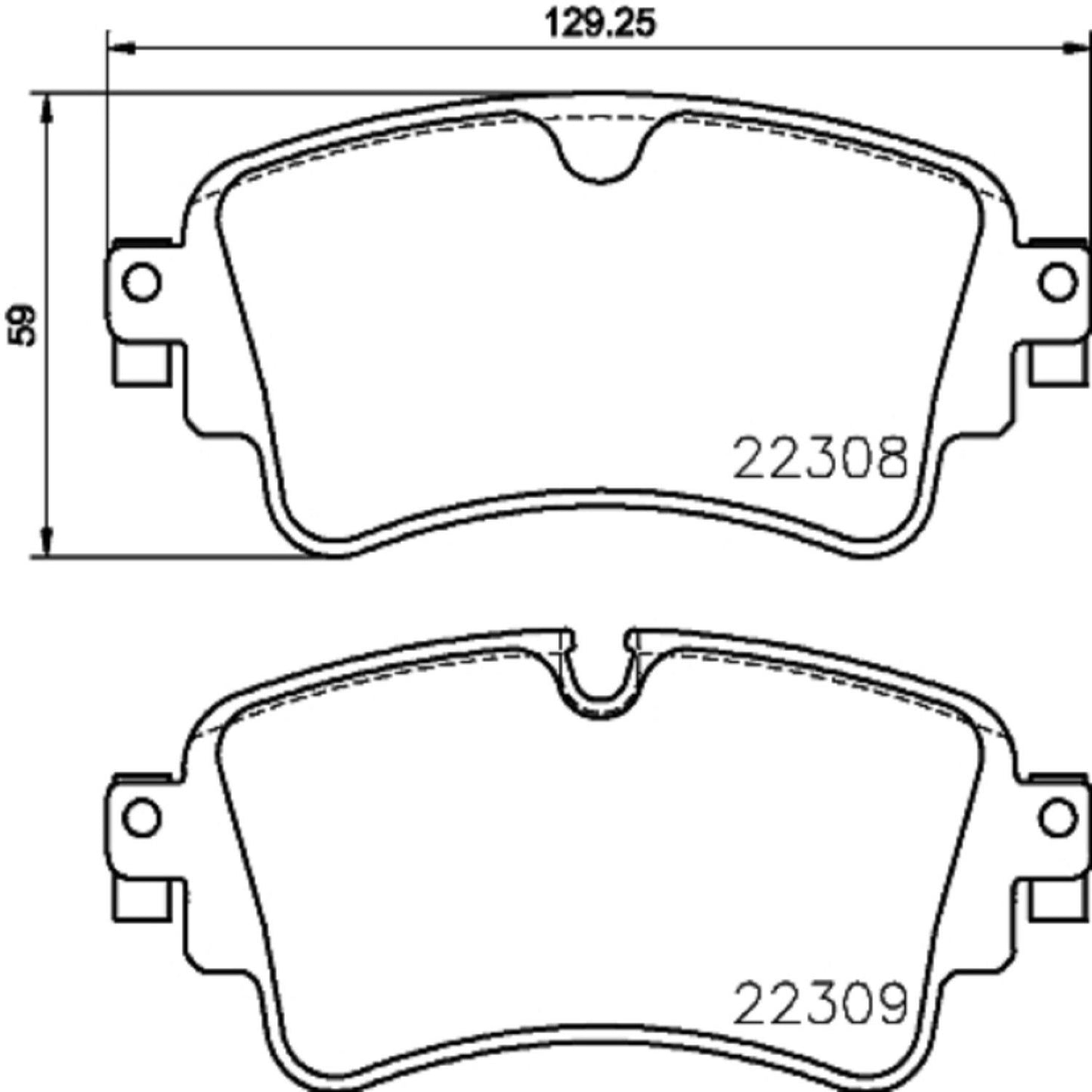 Brembo Disc Brake Pad Set P85154N
