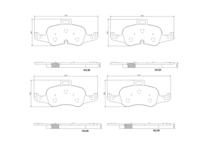 Brembo Disc Brake Pad Set P85160N