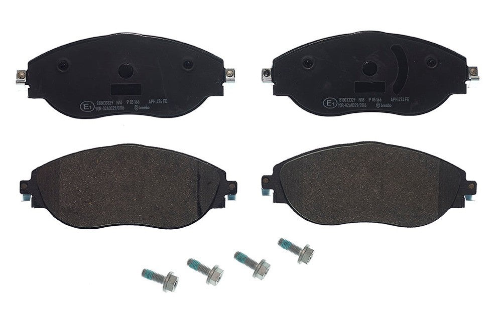 Brembo OE Brembo 18-20 Volkswagen Tiguan Front Premium Low-Met OE Equivalent Pad P85166