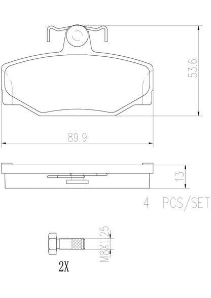 Brembo Disc Brake Pad