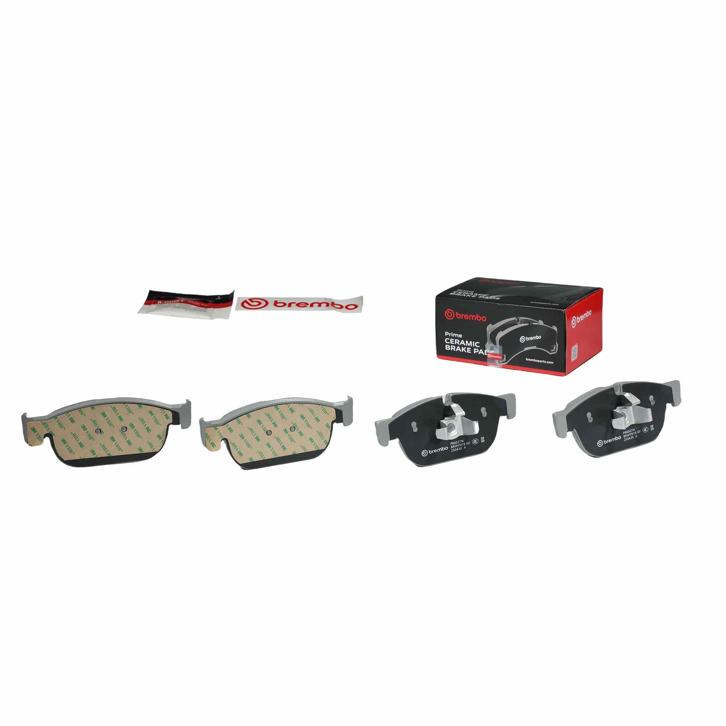 Brembo OE Brembo 19-20 Volvo S60 Premium NAO Ceramic OE Equivalent Pad - Front P86027N