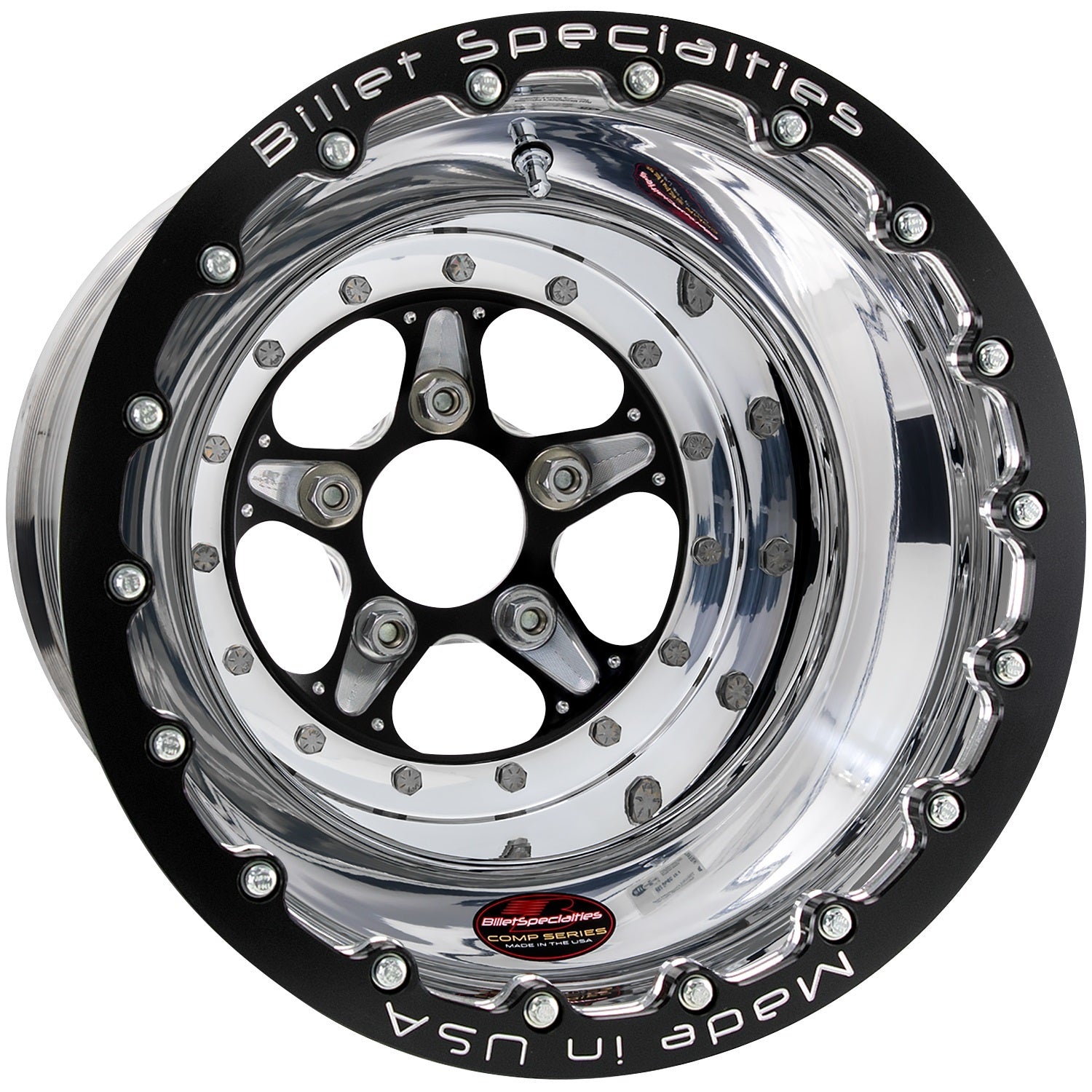 Billet Specialties COMP 5 Wheel SBL 15x10 4.5in Backspace Wheels Wheels main image