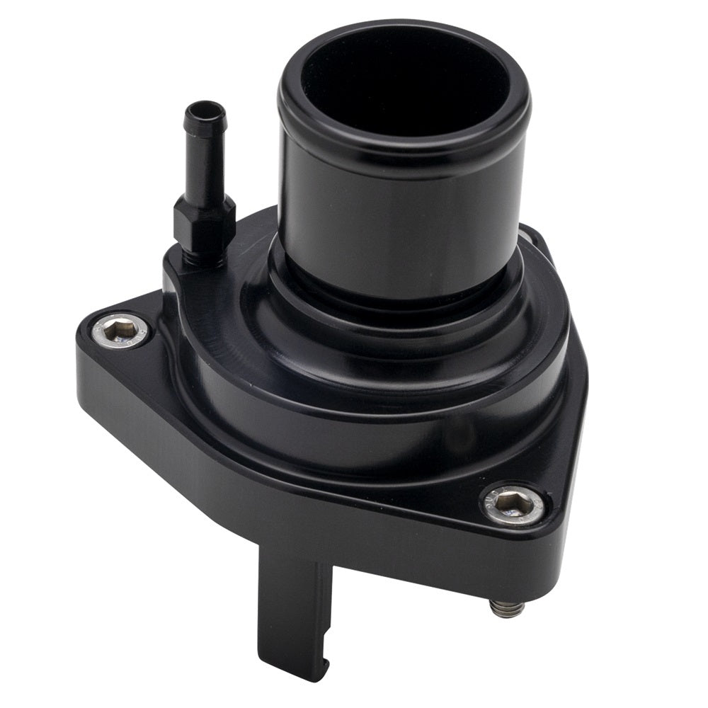 BILLET SPECIALTIES Thermostat Housing Straight LT Engine Black Heating and Cooling Thermostats, Housings and Fillers main image