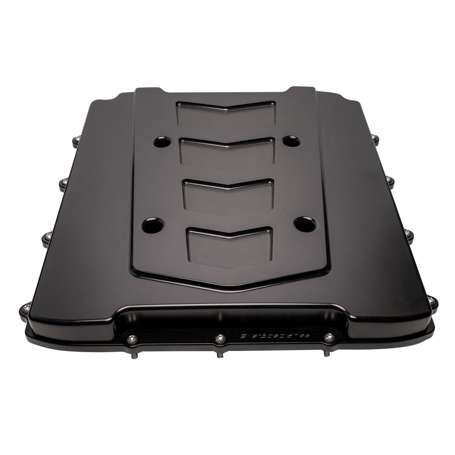 BILLET SPECIALTIES LS GenV LT4 Supercharger Lid Chevron Black Air and Fuel Superchargers, Turbochargers and Components main image